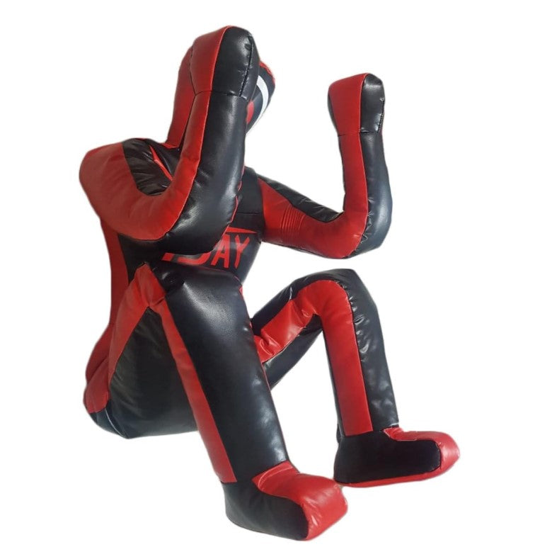 T=JAY Grappling Dummy Judo Punching Bag Dummy BJJ Wrestling Dummy defensive Position Brazilian JIU Jitsu Submission Self Defense Training Vinyl Dummy 70 inches UNFILLED,Black,L