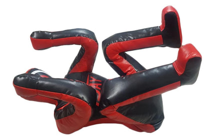 T=JAY Grappling Dummy Judo Punching Bag Dummy BJJ Wrestling Dummy defensive Position Brazilian JIU Jitsu Submission Self Defense Training Vinyl Dummy 70 inches UNFILLED,Black,L