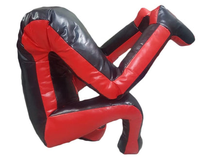 T=JAY Grappling Dummy Judo Punching Bag Dummy BJJ Wrestling Dummy defensive Position Brazilian JIU Jitsu Submission Self Defense Training Vinyl Dummy 70 inches UNFILLED,Black,L