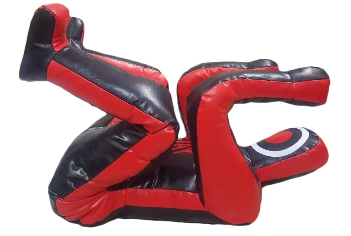 T=JAY Grappling Dummy Judo Punching Bag Dummy BJJ Wrestling Dummy defensive Position Brazilian JIU Jitsu Submission Self Defense Training Vinyl Dummy 70 inches UNFILLED,Black,L