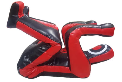 T=JAY Grappling Dummy Judo Punching Bag Dummy BJJ Wrestling Dummy defensive Position Brazilian JIU Jitsu Submission Self Defense Training Vinyl Dummy 70 inches UNFILLED,Black,L
