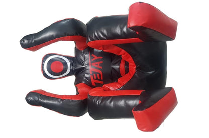 T=JAY Grappling Dummy Judo Punching Bag Dummy BJJ Wrestling Dummy defensive Position Brazilian JIU Jitsu Submission Self Defense Training Vinyl Dummy 70 inches UNFILLED,Black,L